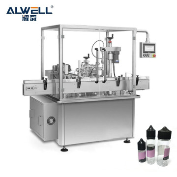 Automatic CBD oil filling machine 10ml 30ml e-liquid perfume round bottle filling machinery